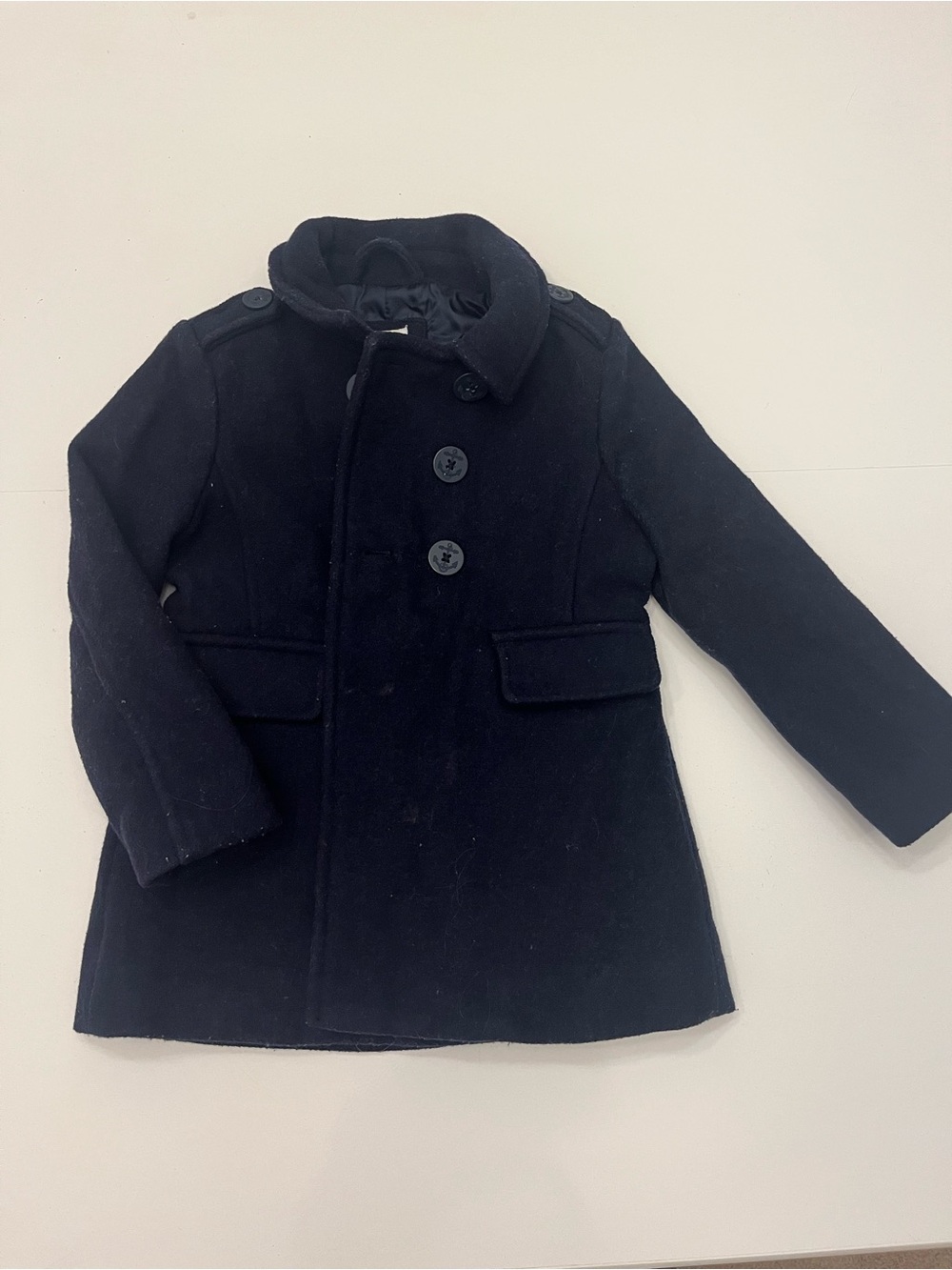 Classic Navy Kids Peacoat Jacket